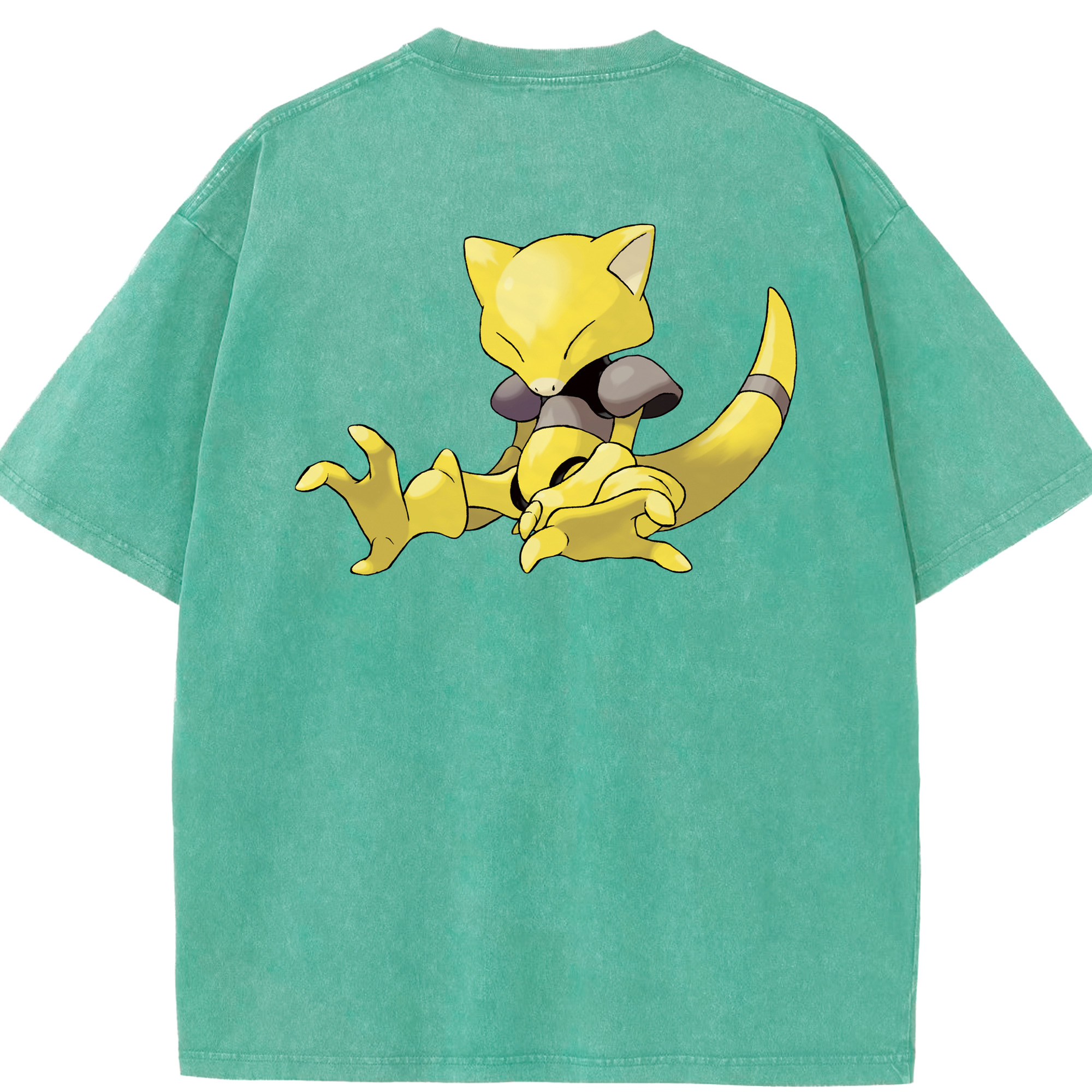 （画像用） ポケットモンスター Pokémon 綿100% ヴィンテージ風 半袖Tシャツ（背面プリント）